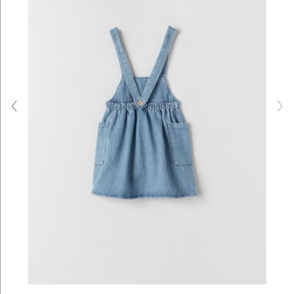 Baby Girls ZARA Denim Dress - Picture 6 of 7